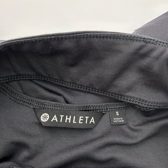 Athleta Deep Breath Bralette Dress Womens Size Small Black Olive - Picture 5 of 11